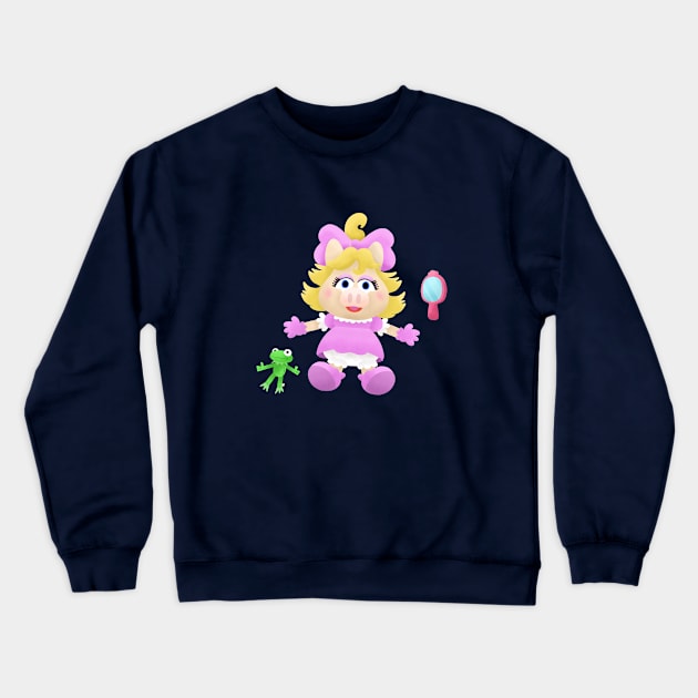 When Your Room Looks Kinda Weird - Piggy Crewneck Sweatshirt by TheGreatJery